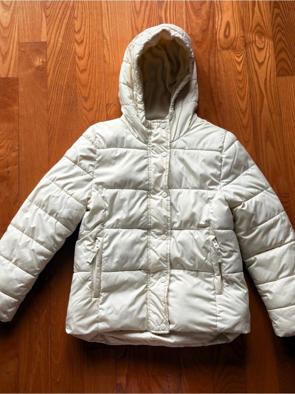Vintage Off White Puffer Jacket